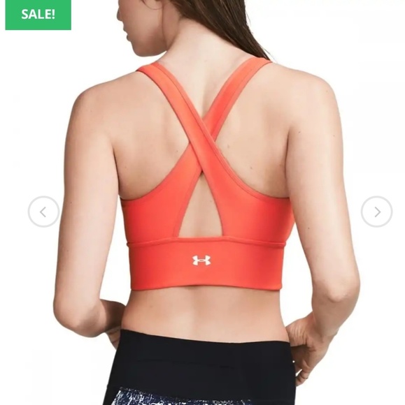 Under Armour Other - Under Armour Crossback Clutch Longline Sports Bra